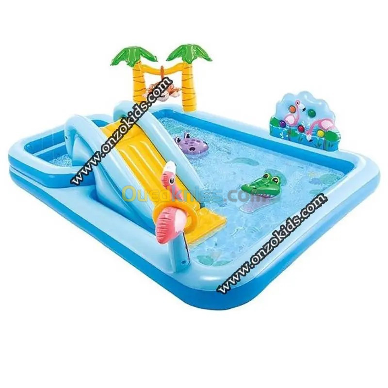 Piscine de jeu Jungle Adventure 244x198x71cm  Intex