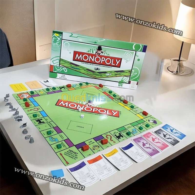 Jeu de société familial Deuxiéme choix Monopoly