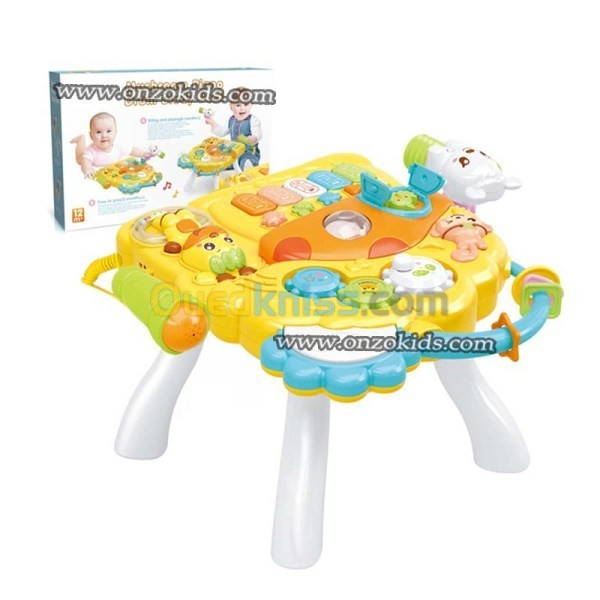 Champignon Piano Tambour Table Dapprentissage pour bébé