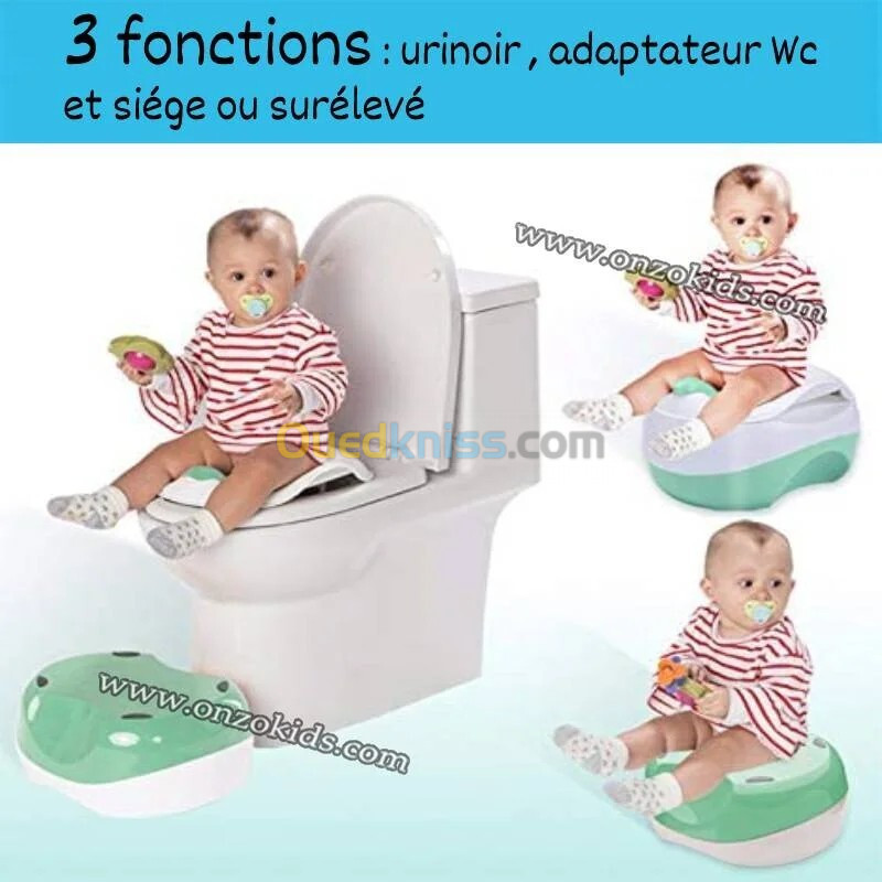 pot 3 en 1 pour bébé et enfant - Baby potty