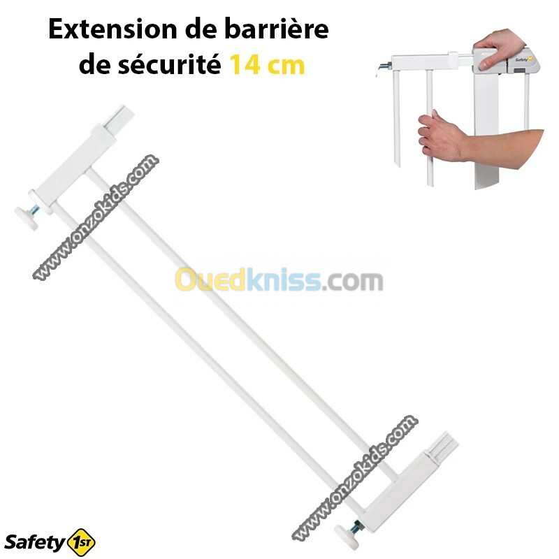 Extension de barrière de sécurité 14 cm -Safety 1st