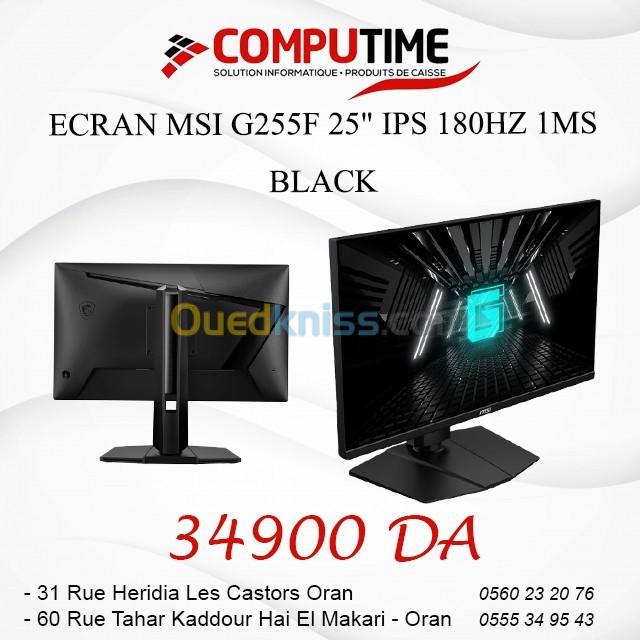 ECRAN MSI G255F 25"IPS 180HZ 1MS BLACK