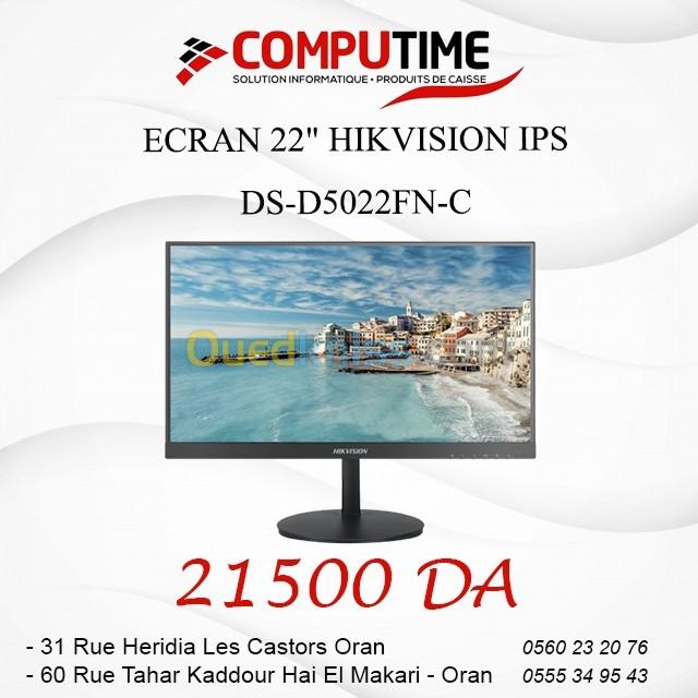 ECRAN 22" HIKVISION IPS DS-D5022FN-C