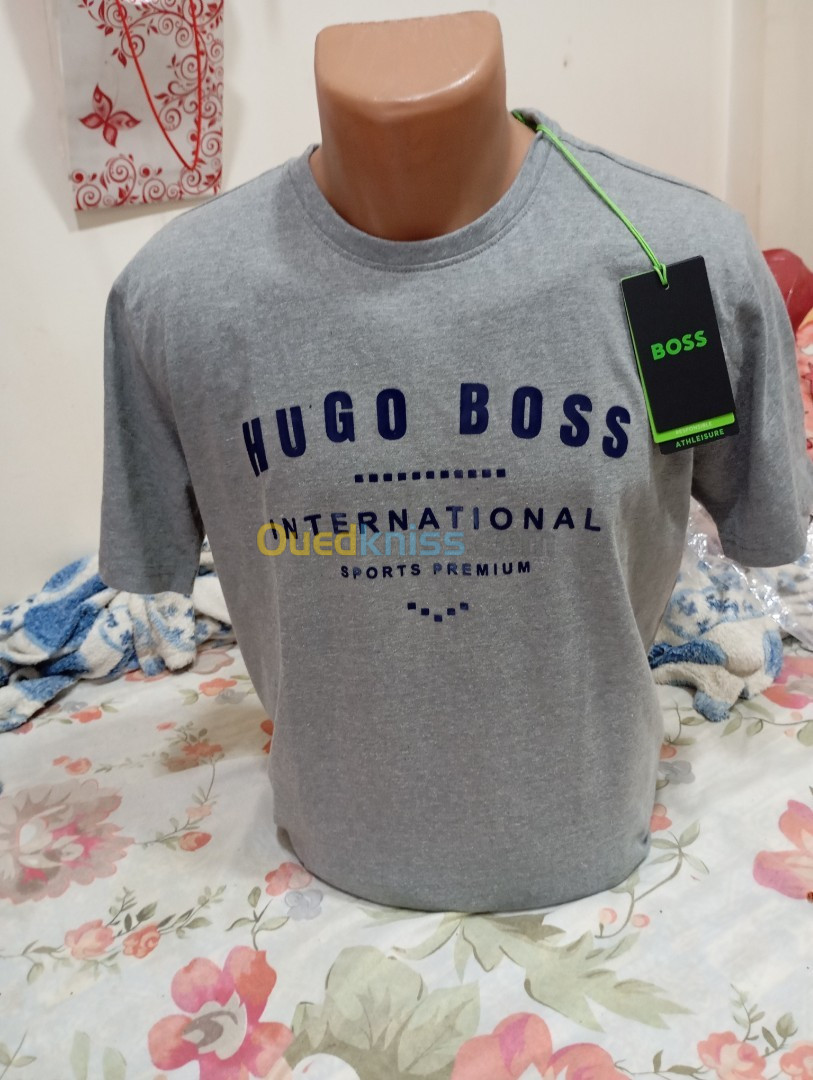 T-shirt boss Hugo Boss ou Calvin Klein emporio Armani Bangladesh super qualité coton likidation 