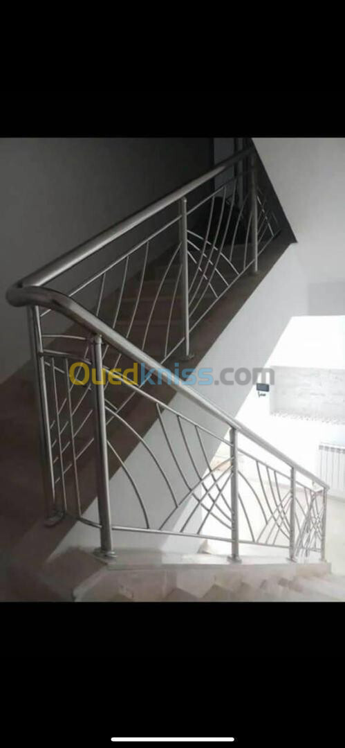 Rampe escalier Inox 