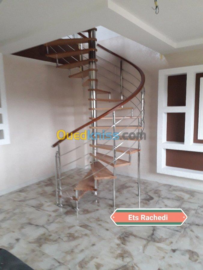rampe escalier en inox