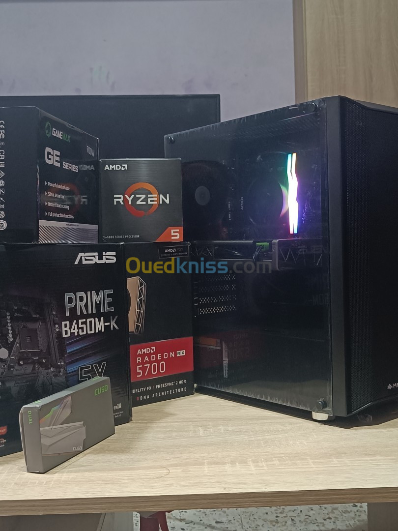 RYZEN zen 5 5600 + RX 5700 08gb + 16gb RAM 3200 + 256 nvme