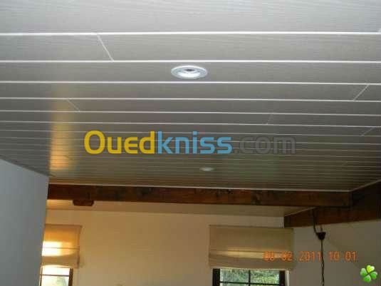 tout travaux de faux plafond en PVC 