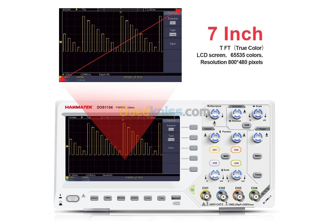 Oscilloscope 04 Channel 110Mhz (vendu)