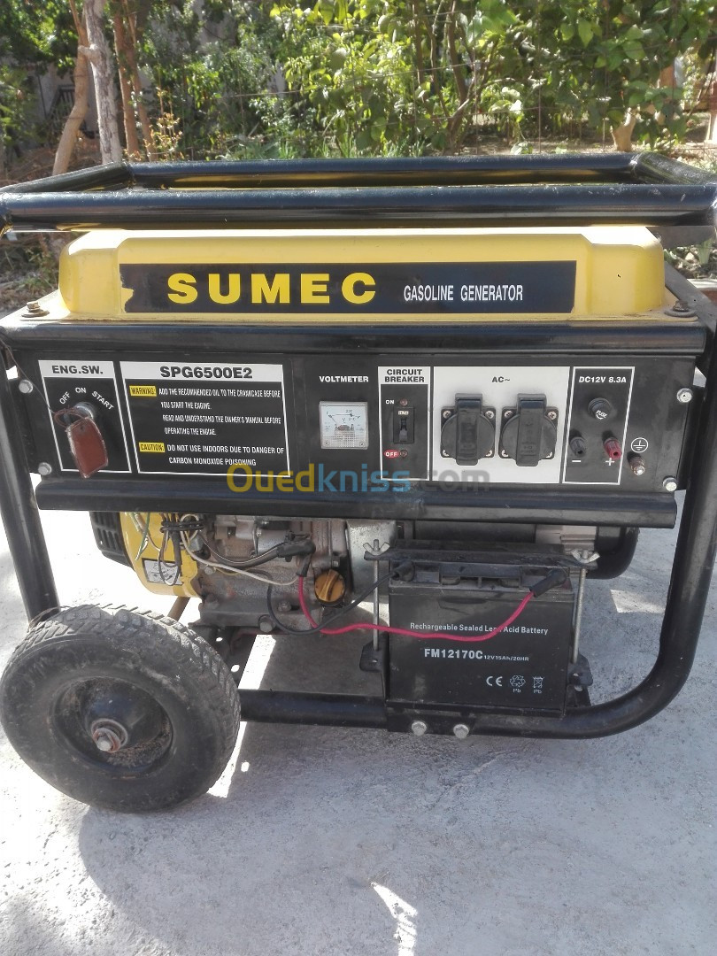 Group électrogène  ( SUMEC GASOLINE GENERATOR SPG 6500E2 ) 