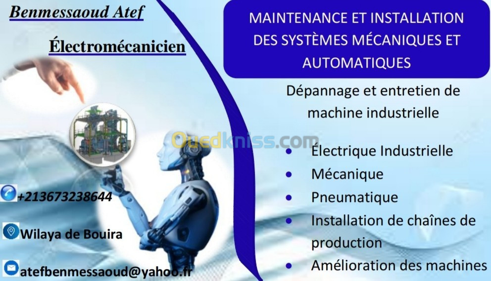 Électricité et maintenance industrielle 