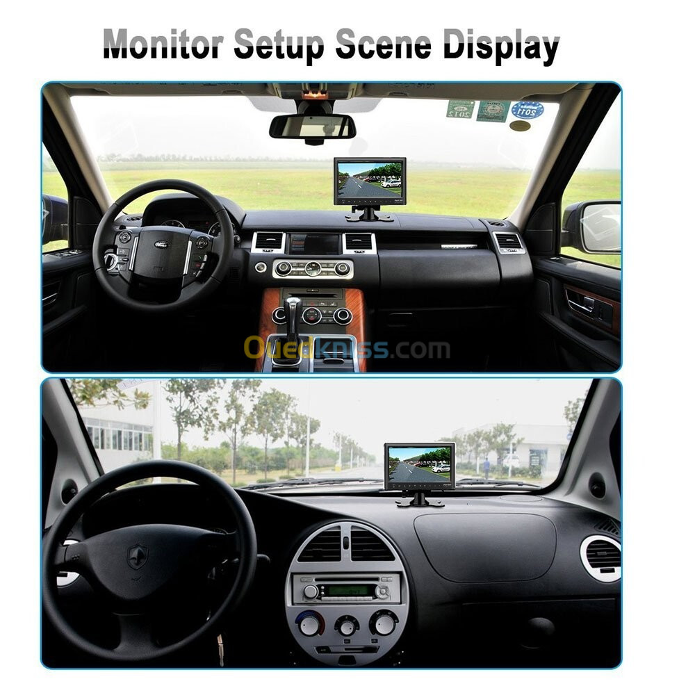 DVD 7 Inch TFT LCD Car Dashboard Touchscreen Monitor