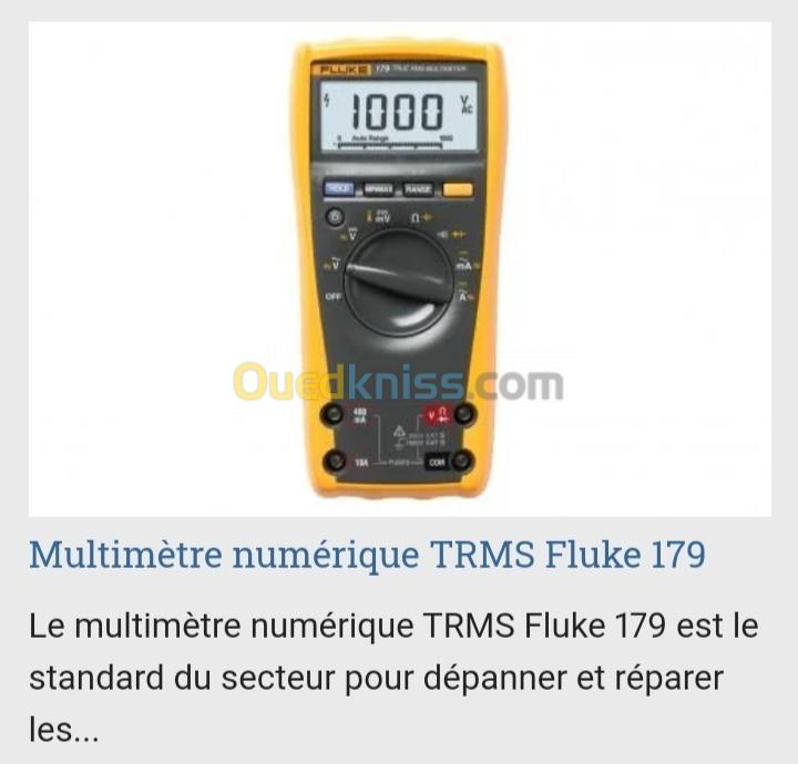 Fluke Algérie - Instruments de mesures numérique-