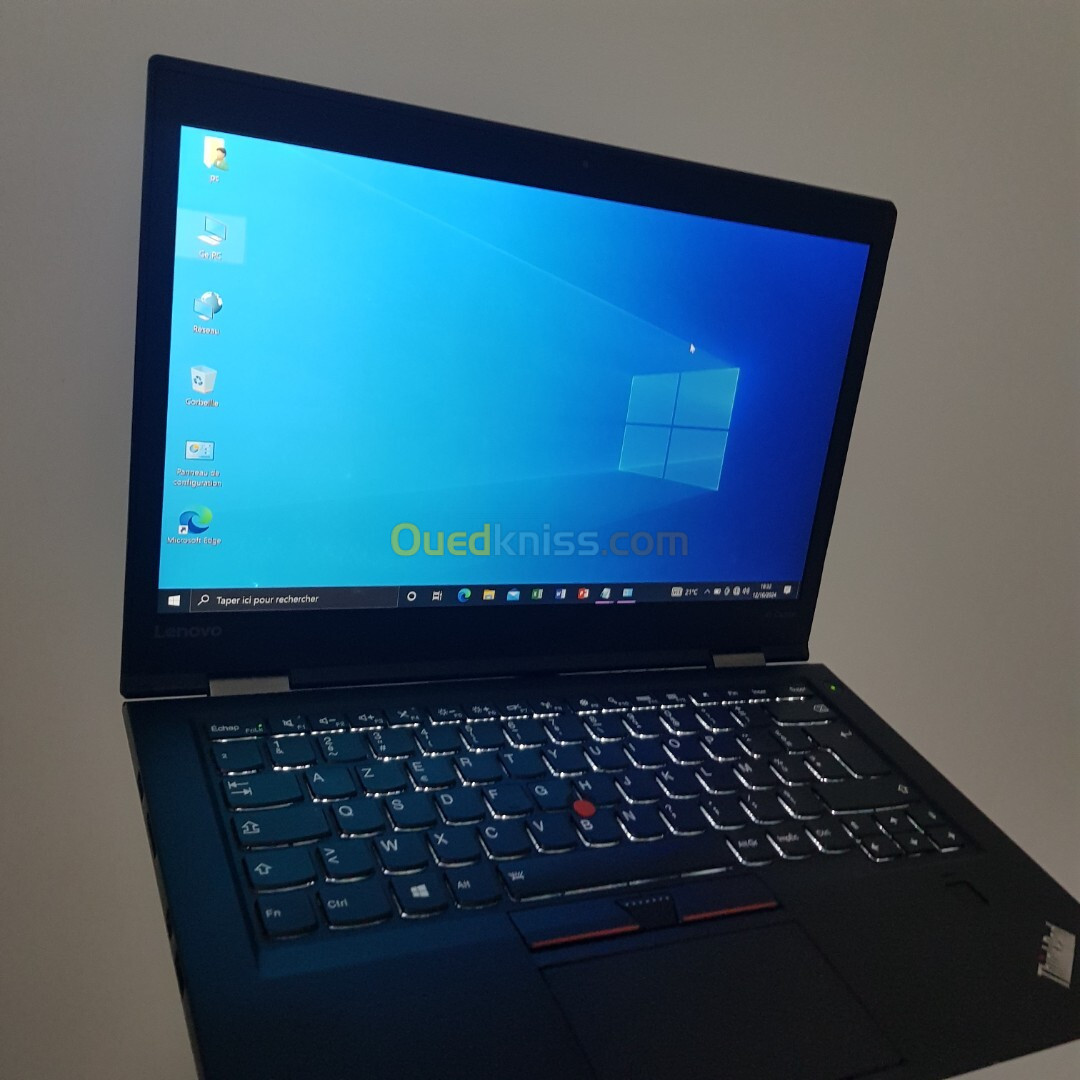 Lenovo ThinkPad X1 Carbon G5, i7-6600U, 8 Go RAM, 256 Go SSD, Windows 10 Professionnel