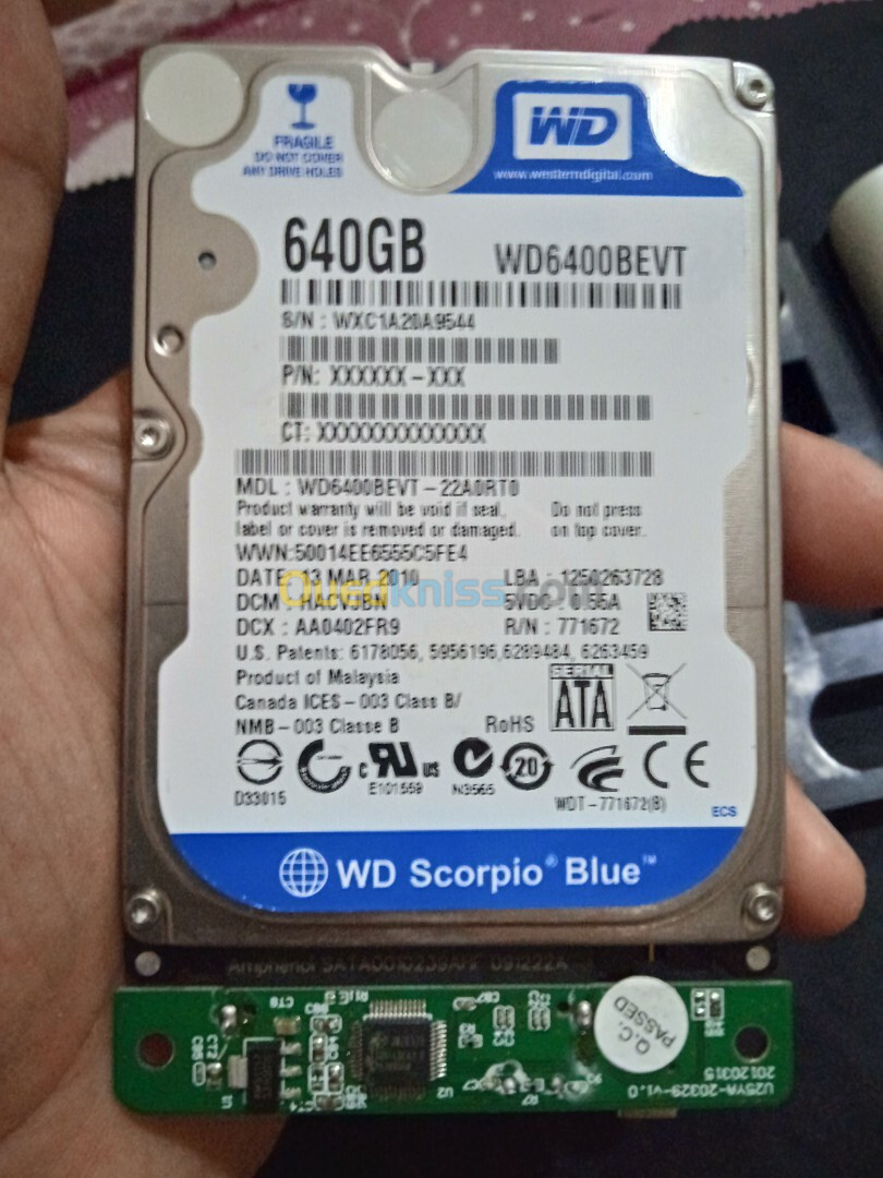 des disques dur original SEAGATE VERBATIM WD 