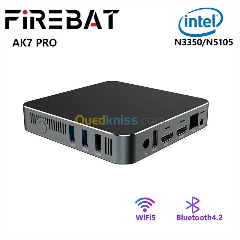 Mini PC Firebat AK7 Pro intel N5105 16 Go RAM 512 Go SSD