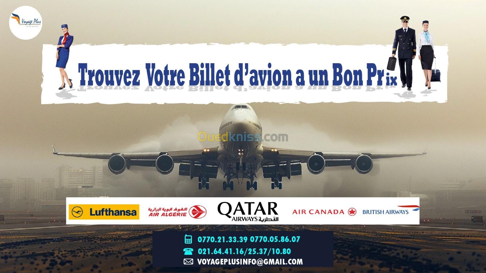 billets d'avion 