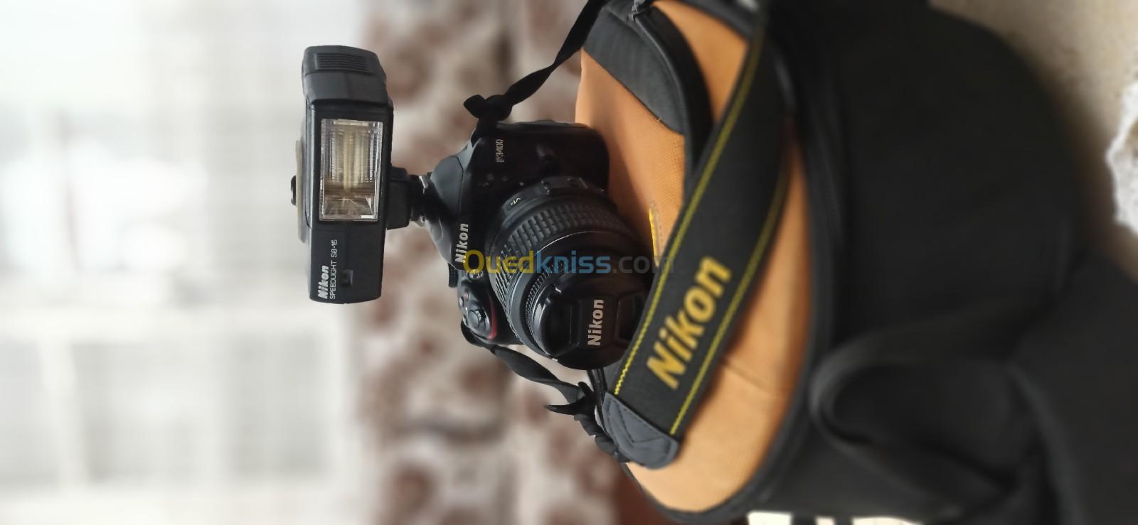 Nikon d3400 très bon occasion avec plein d'accessoires 