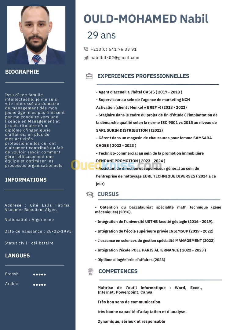 Assistant administratif / coordinateur administratif...