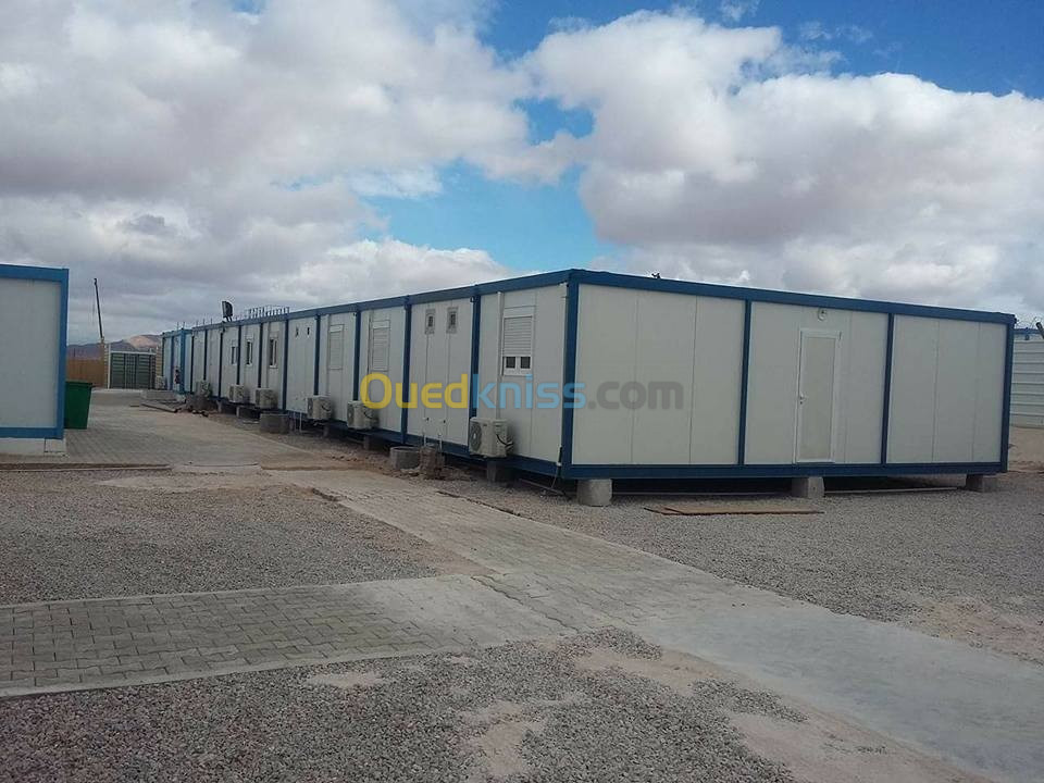 construction cabine saharienne صناعة الحاويات الحديدية