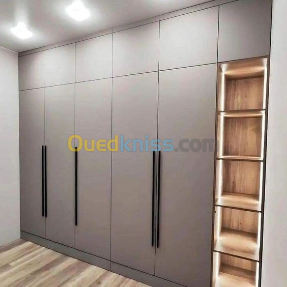 Dressing et placard sur mesure MDF et high gloss