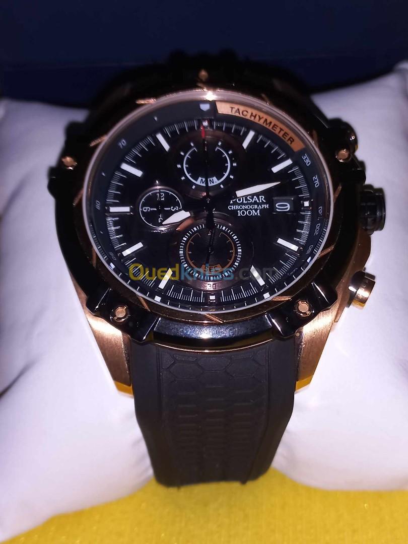 Montre pulsar noir hot sale