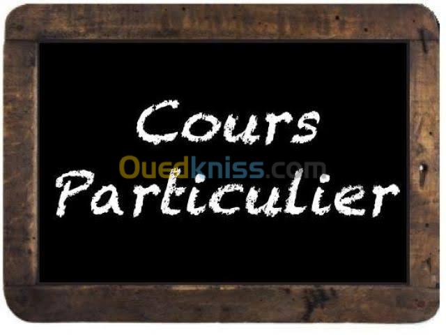 Prof de physique cours particuliers 