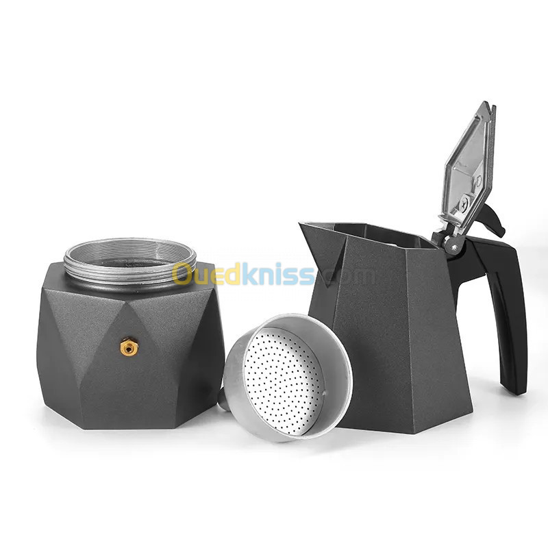     Cafetière Espresso en forme crystal 300 ml - ماكينة صنع قهوة الاسبريسو