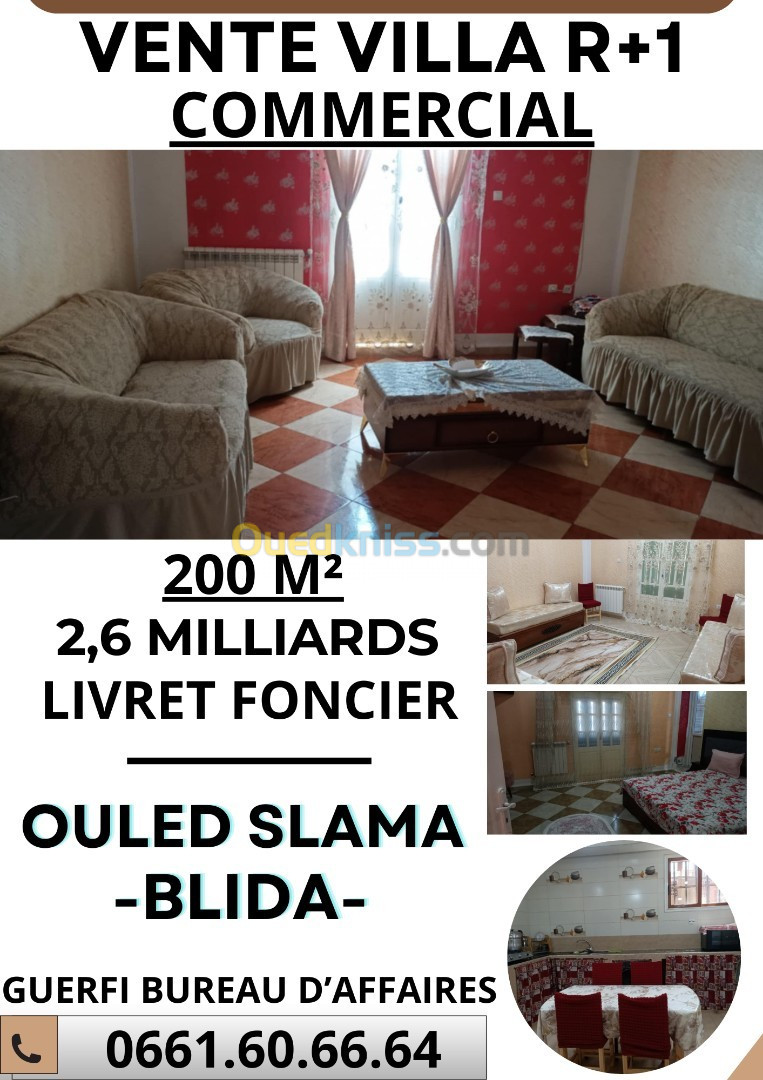 Vente Villa Blida Ouled selama