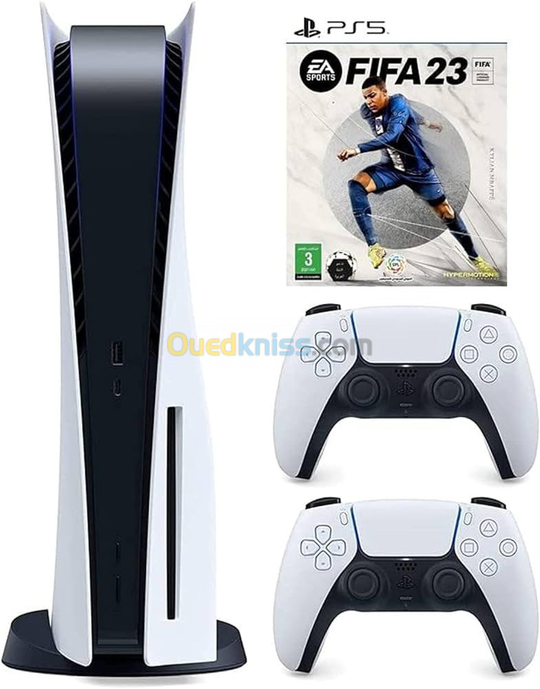 Playstation 5 Disque CFI-1216A ÉDITION SPÉCIALE LIMITÉE + 2 Manettes + CD FIFA23