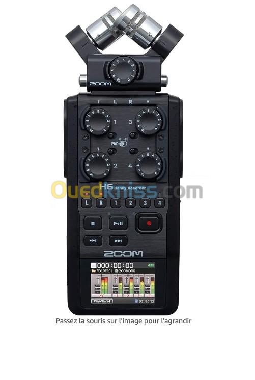 ZOOM H6 All Black (Matériel Studio musique)