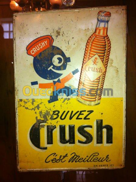 Ancienne plaque Crush année 50/60  