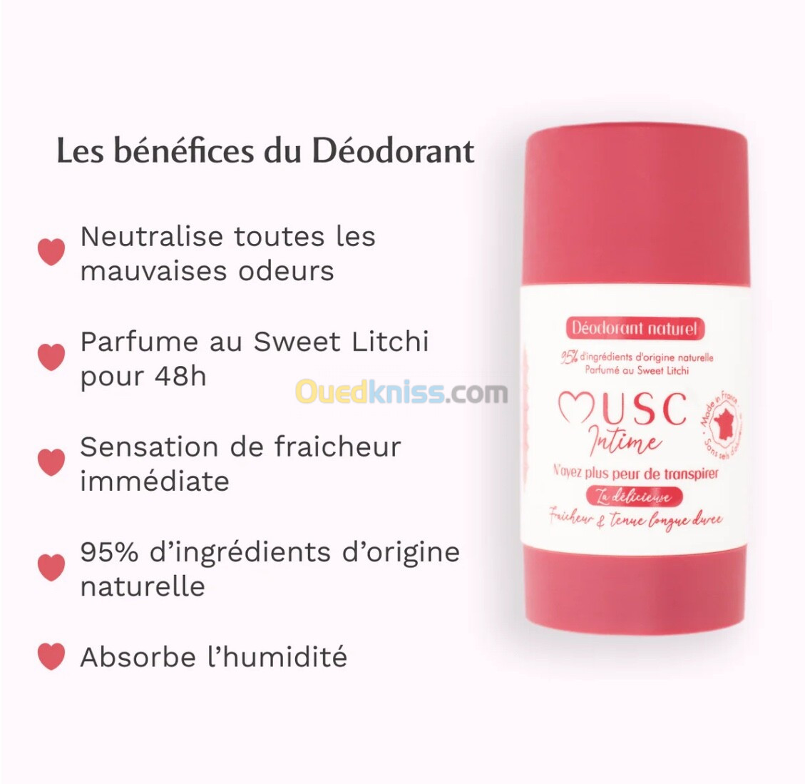 Stick déodorant Musc Intime 