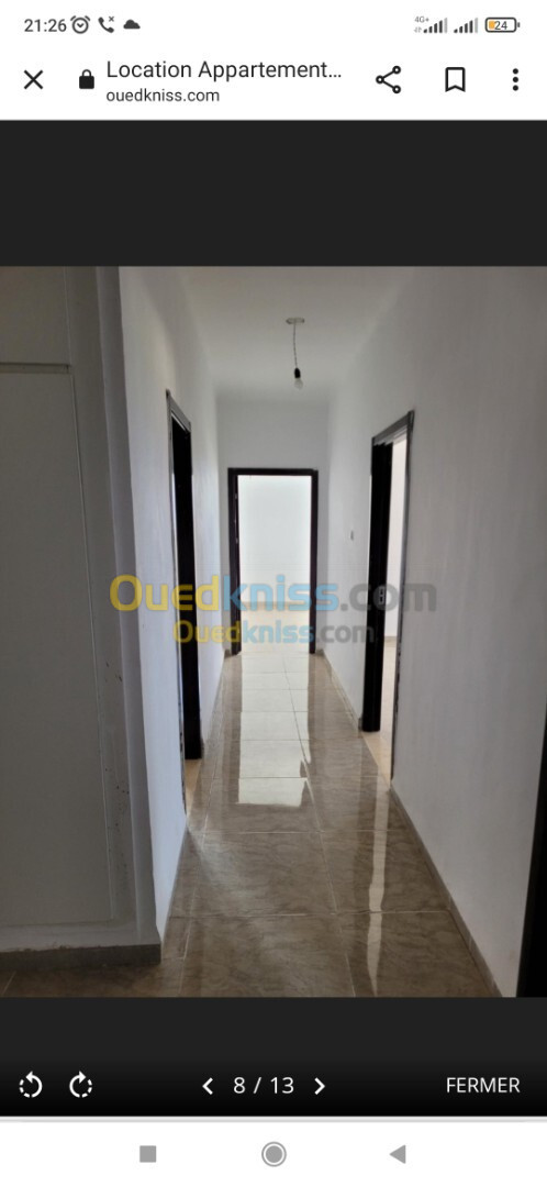 Location Appartement F5 Alger Ouled fayet