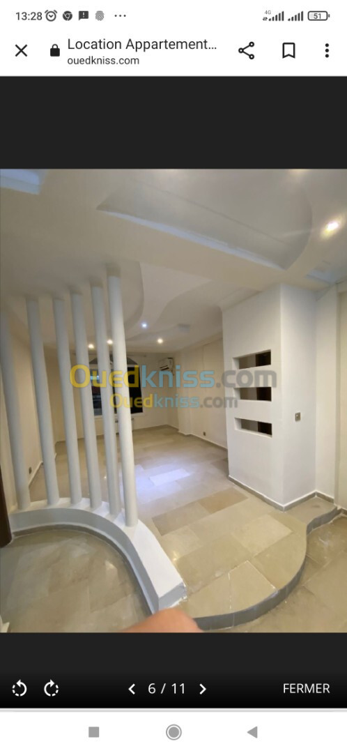 Location Appartement F3 Alger Ouled fayet