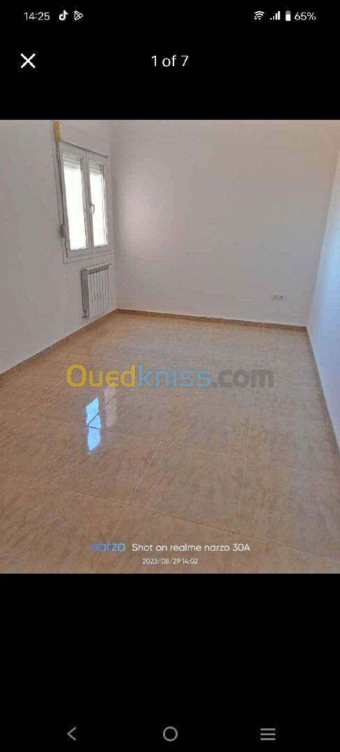 Vente Appartement F3 Alger Bordj el kiffan