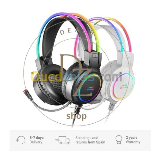 CASQUE MARS GAMING RGB