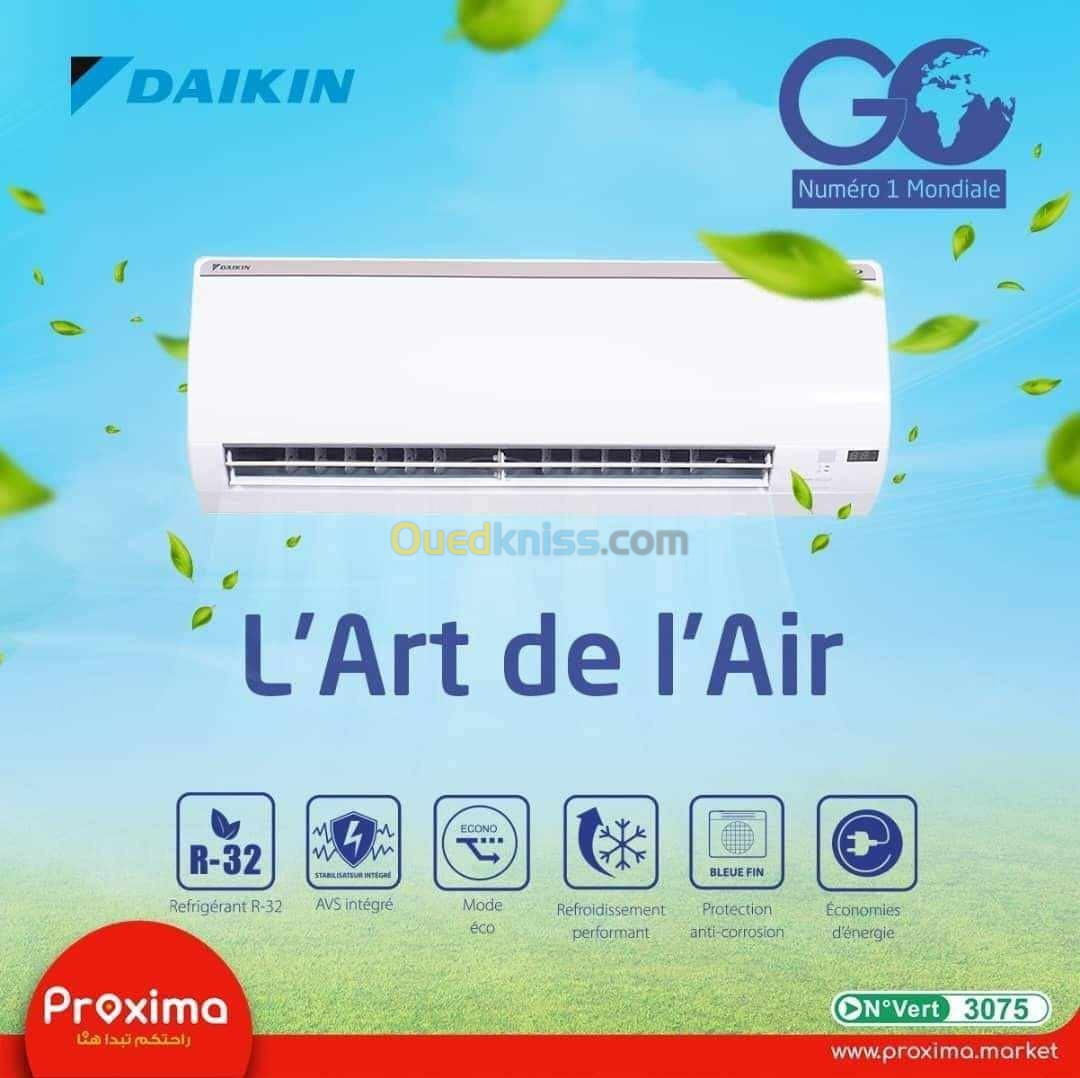 Promotion Climatiseur Daikin 12 btu 