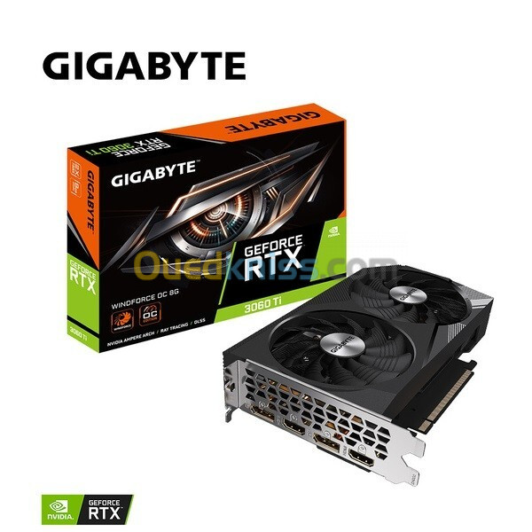 GIGABYTE RTX 3060TI WINDFORCE OC 8Go