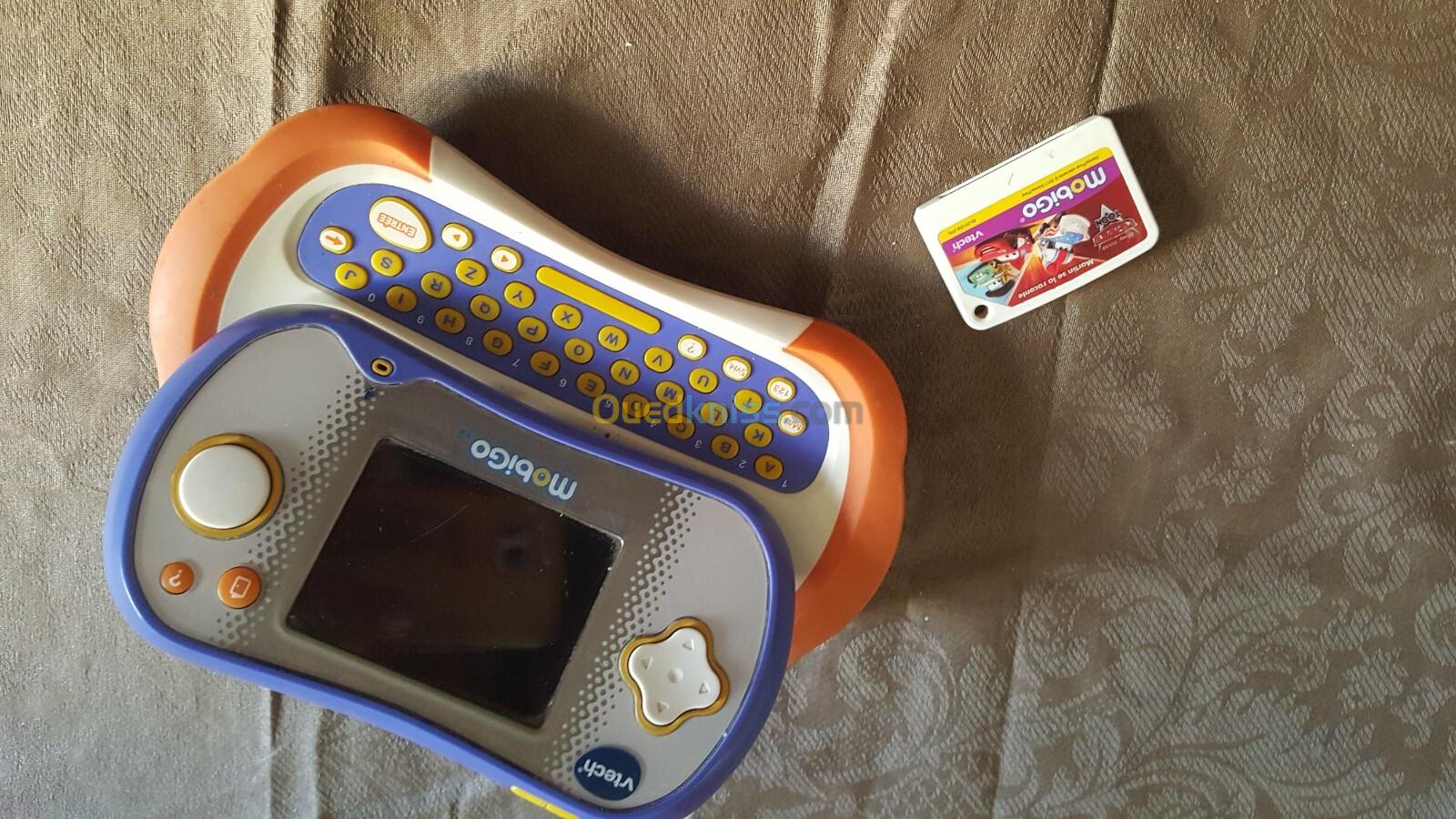 CONSOLE VTech MOBIGO + JEUX (3-8 ans)