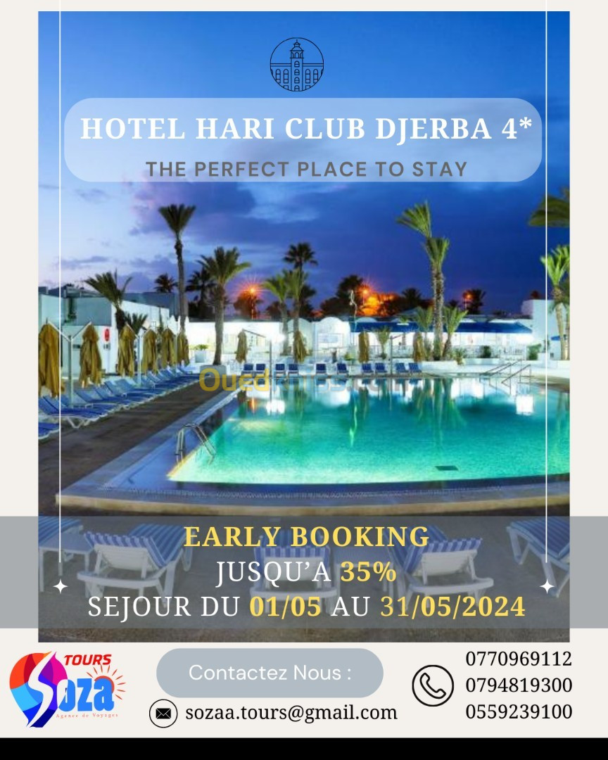 Early Booking Hotels en Tunisie 