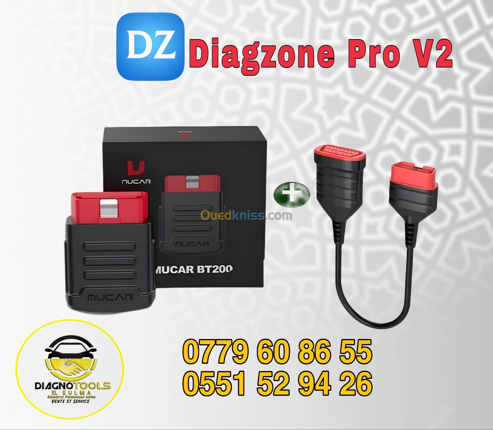 Mucar Bt200 Pro Avec Diagzone Pro V2, Launch Diagzone Pro V2 Mise à ...
