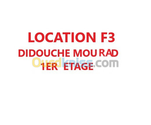 Location Appartement F3 Alger Alger centre