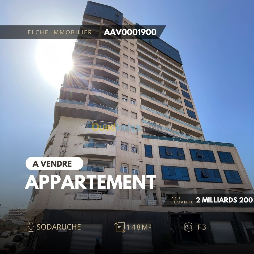 Vente Appartement F3 Oran Oran