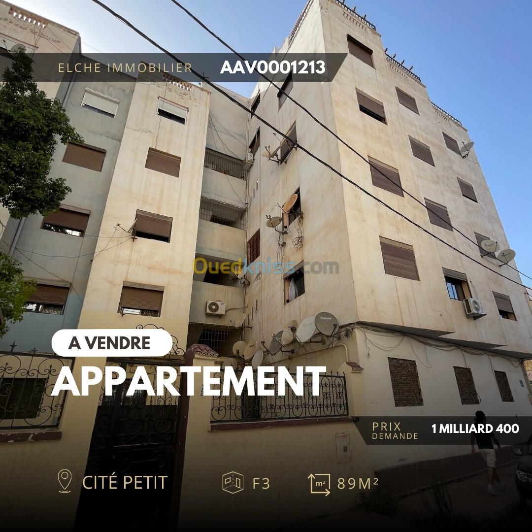 Vente Appartement F3 Oran Oran