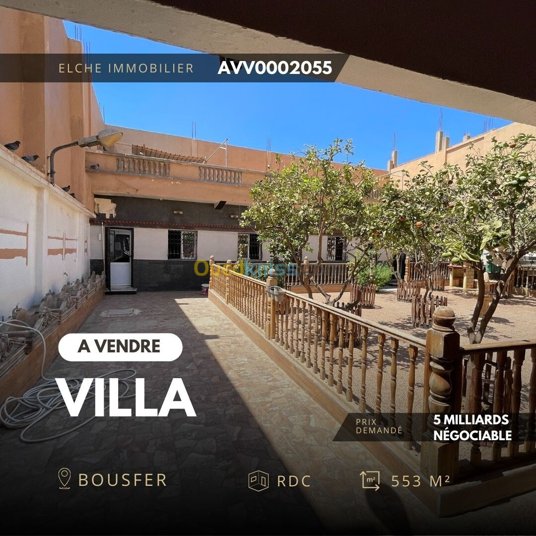 Vente Villa Oran Ain el turck