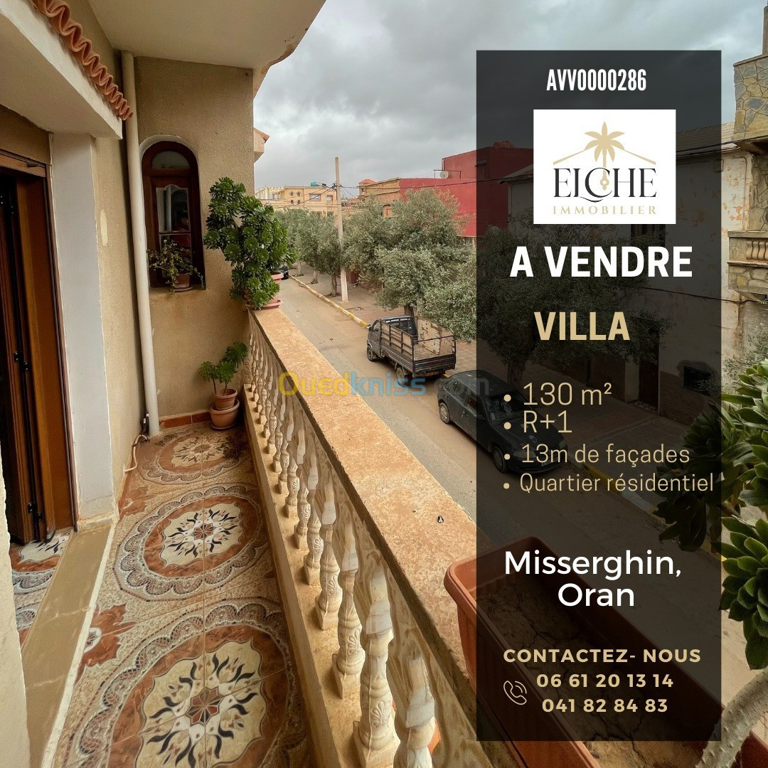 Vente Villa Oran Misseghine