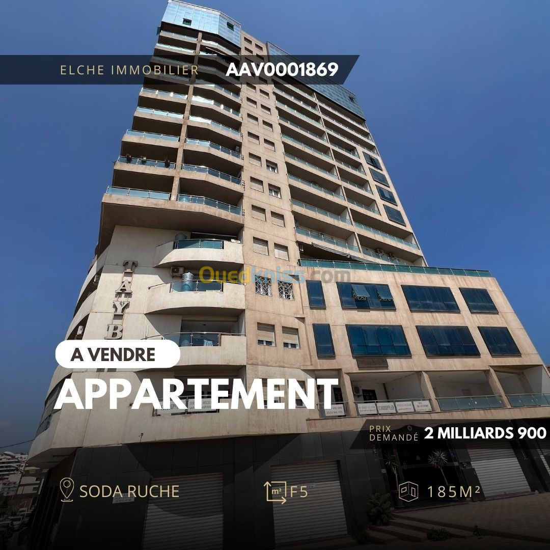 Vente Appartement F5 Oran Oran