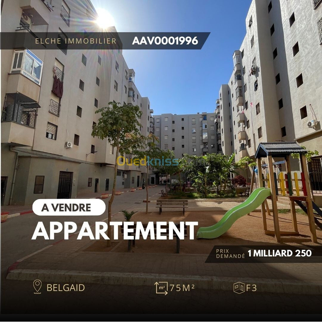 Vente Appartement F3 Oran Bir el djir