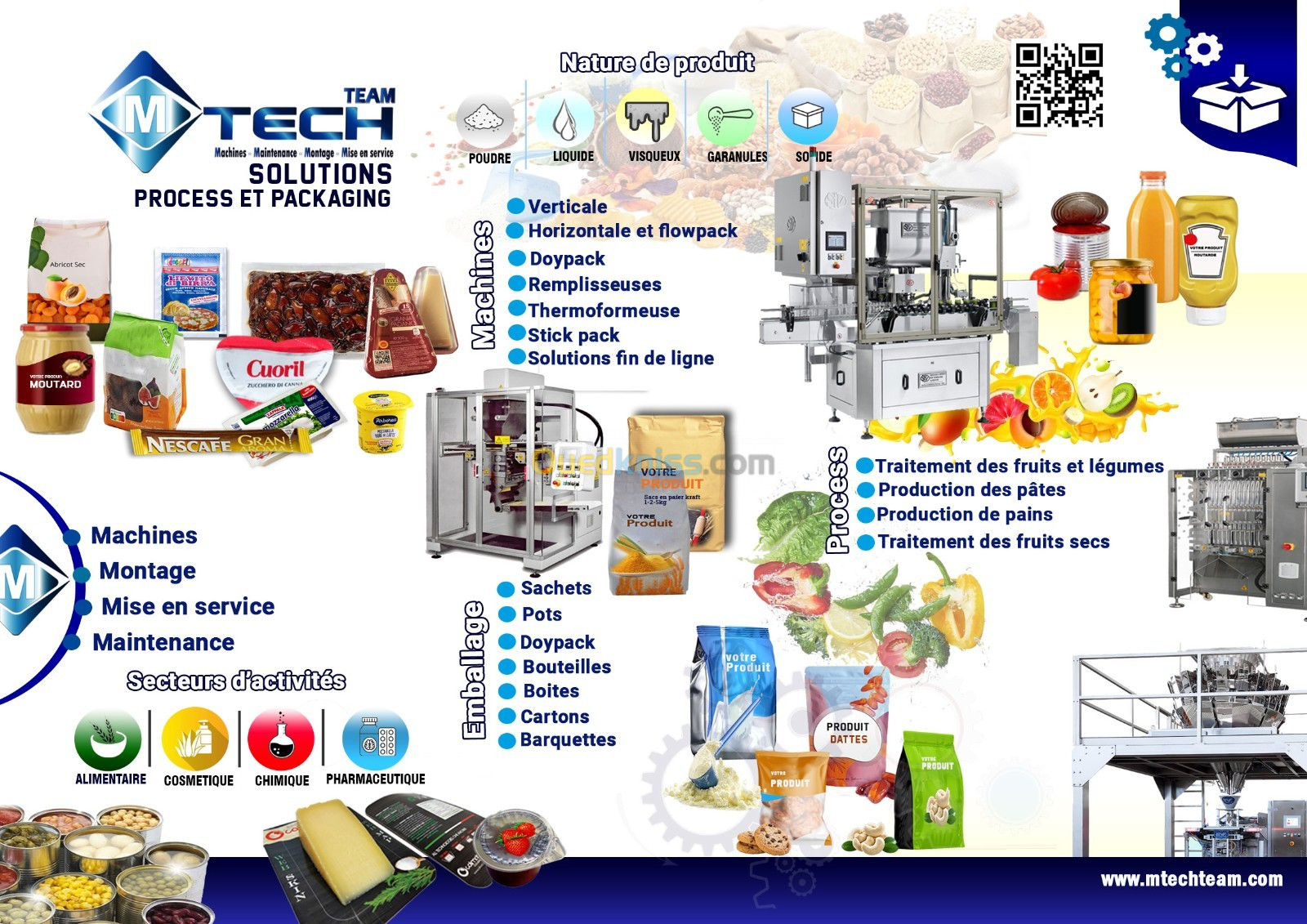 Thérmoformeuse, Scelleuses et machines sous vide